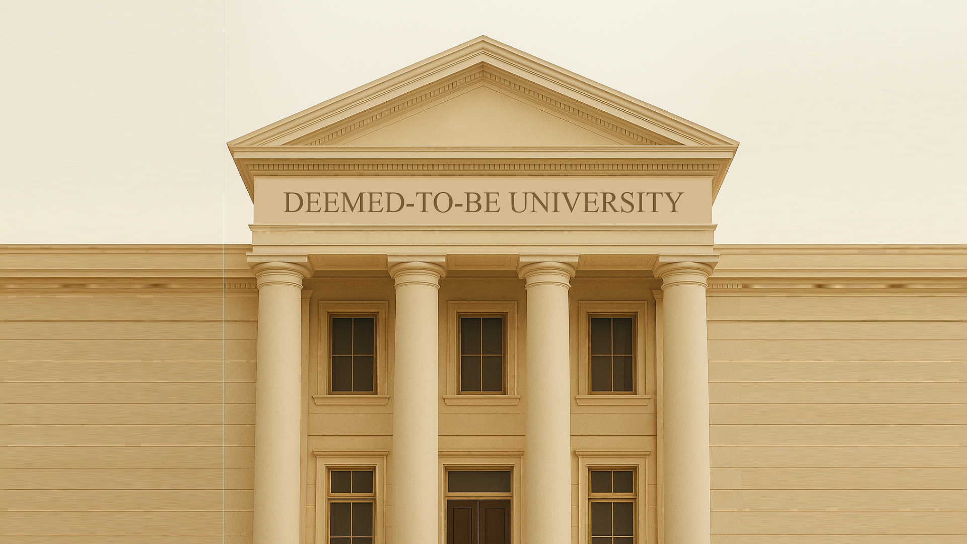 Deemed-to-be University - 2 Establishing a Deemed-to-be University